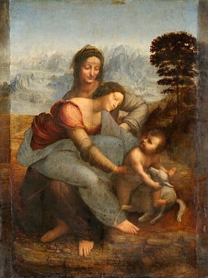 Da Vinci’s Virgin and Child with St. Anne