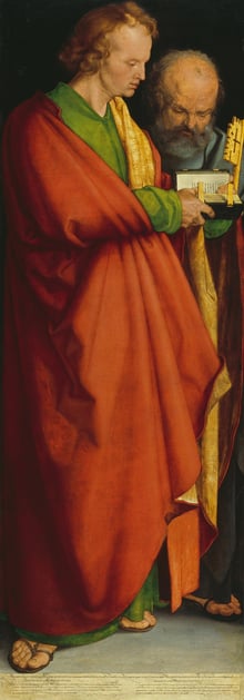 The Four Apostles, Saints John and Peter