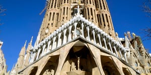 The Sagrada Familia. 