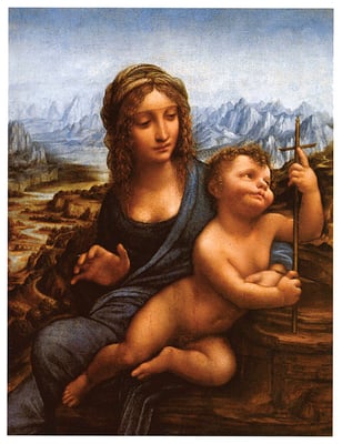 Da Vinci’s Madonna of the Yarnwinder