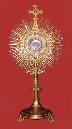 “Solar” monstrance