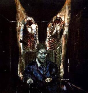 Figure with Meat" by Francis Bacon