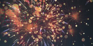 New Years fireworks. 