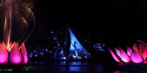 Disneyland's display titled “Rivers of Light” evokes religious expressions throughout human history.