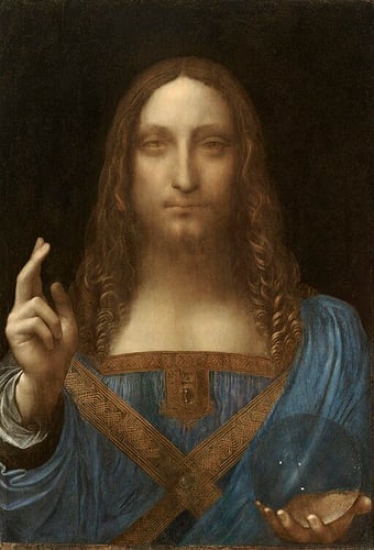 The Salvator Mundi by Leonardo da Vinci