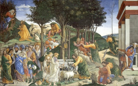 The Trials of Moses from the Sistine's north wal