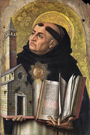 Carlo Crivelli's Portrait of Saint Thomas Aquinas