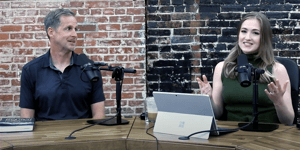 dan kuebler and catherine hadro on the purposeful lab podcast