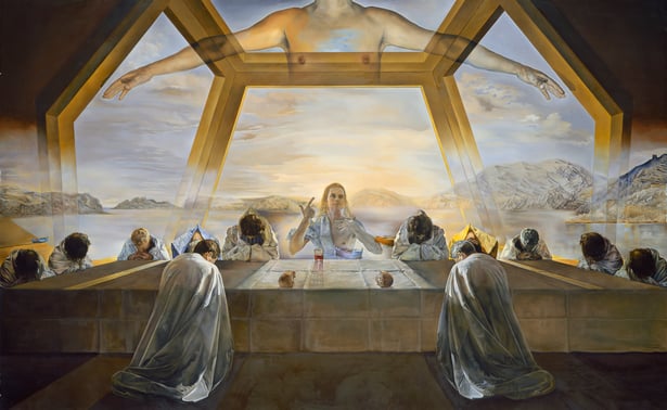 The Sacrement of the Last Supper by Salvador Dali.