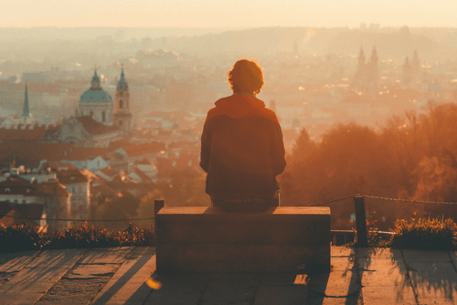 Man Feeling Pangs of Conscience