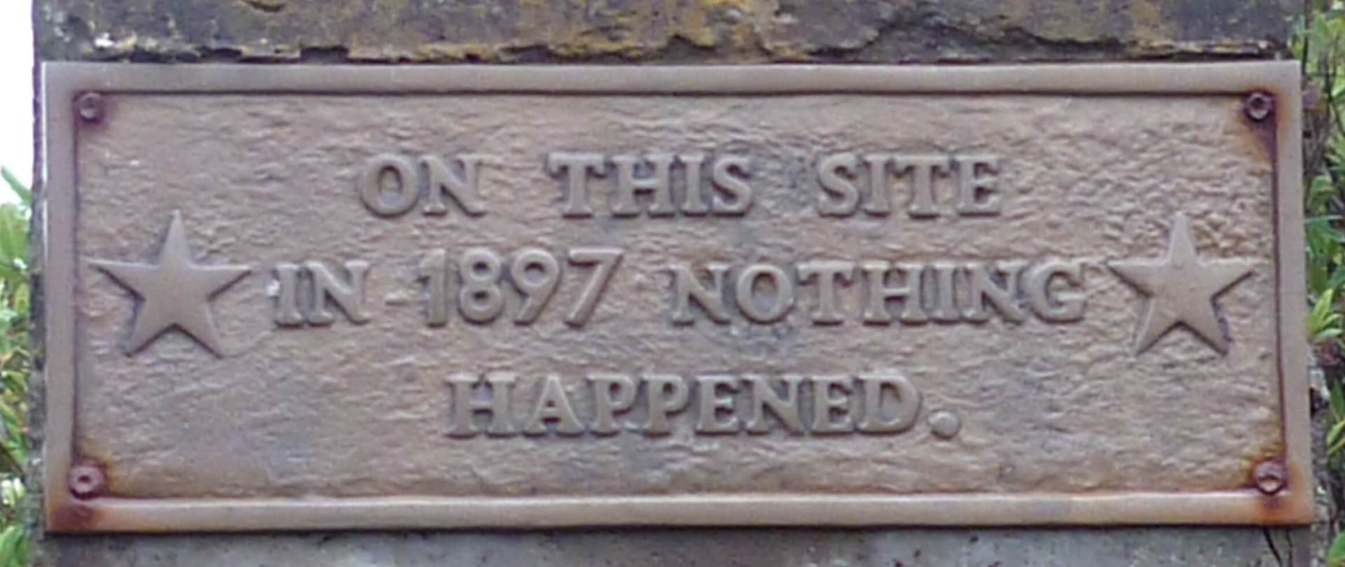 nothing happens - where did god come from