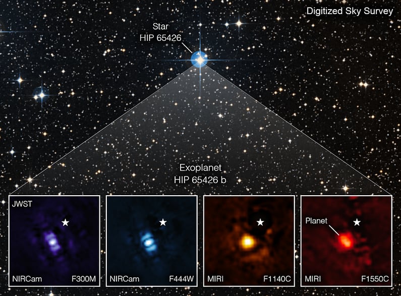 the first image from the james webb telescope