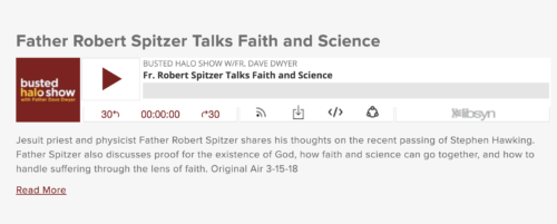Busted Halo radio interview with Fr. Spitzer
