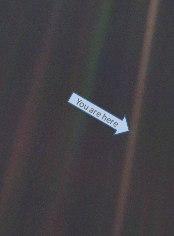 pale blue dot