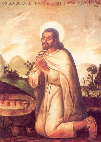 Painting of Juan Diego.