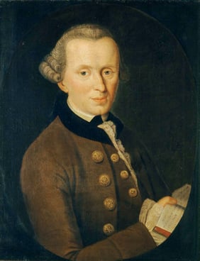 Portrait of Immanuel Kant.