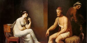 Johann Heinrich Wilhelm Tischbein: Odysseus and Penelope